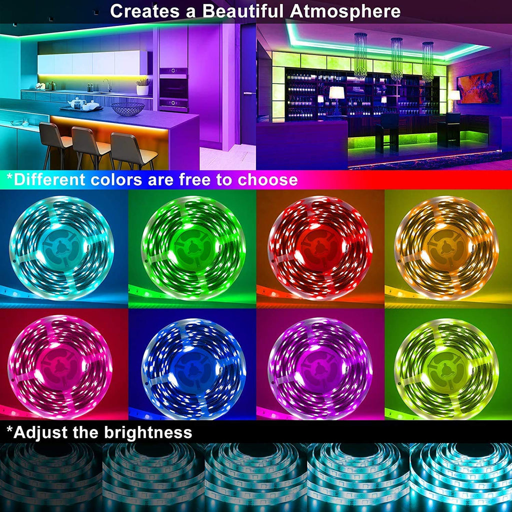 Permanent Outdoor Lights 150ft RGB+IC Outdoor String Lights App Control IP67 Waterproof,100 Scene Modes Home for Christmas,Halloween,Holiday, Daily,Birthday Decor - Halloween Happy