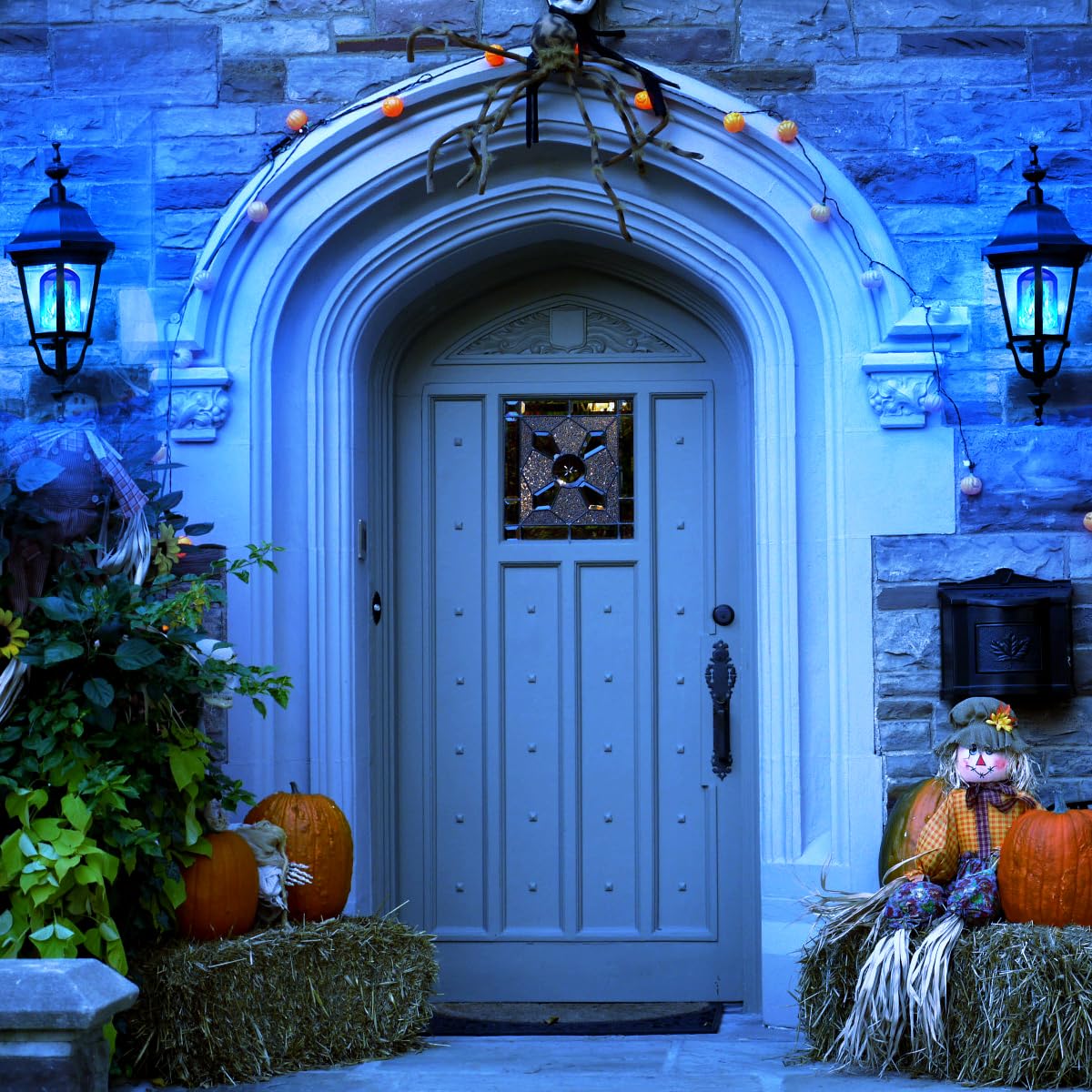 Halloween Decorations Upgraded LED Flame Light Bulbs, 4 Modes Flickering Light Bulbs, E26 Base Fire Flame Bulb, Christmas Lights Patio Outdoor Indoor Home Decor (Yellow, 2 Pack) - Halloween Happy