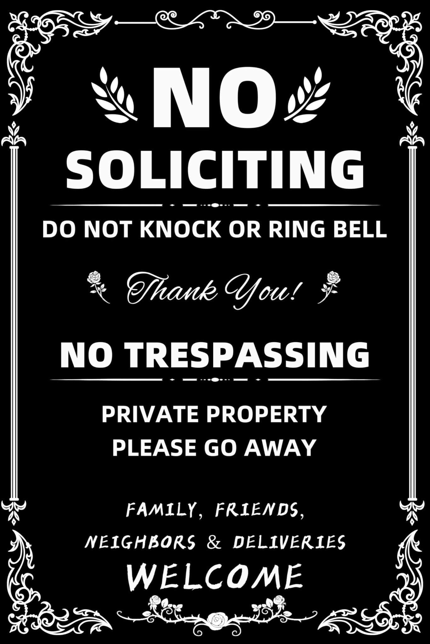 Halloween Decoration Halloween Signs Retro Fashion chic Funny Metal Tin Sign No Trespassing We're Tired of Hiding The Bodies. - Halloween Happy