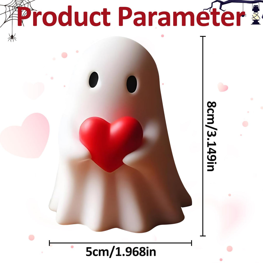 Halloween Ghost Figurine Ghost Decor, Funny Ghost Statue, Cute Ghost Figurine, Ghost Statue Halloween Decoration for Gift Props Tabletop Home Decor New Year's Gifts - Halloween Happy