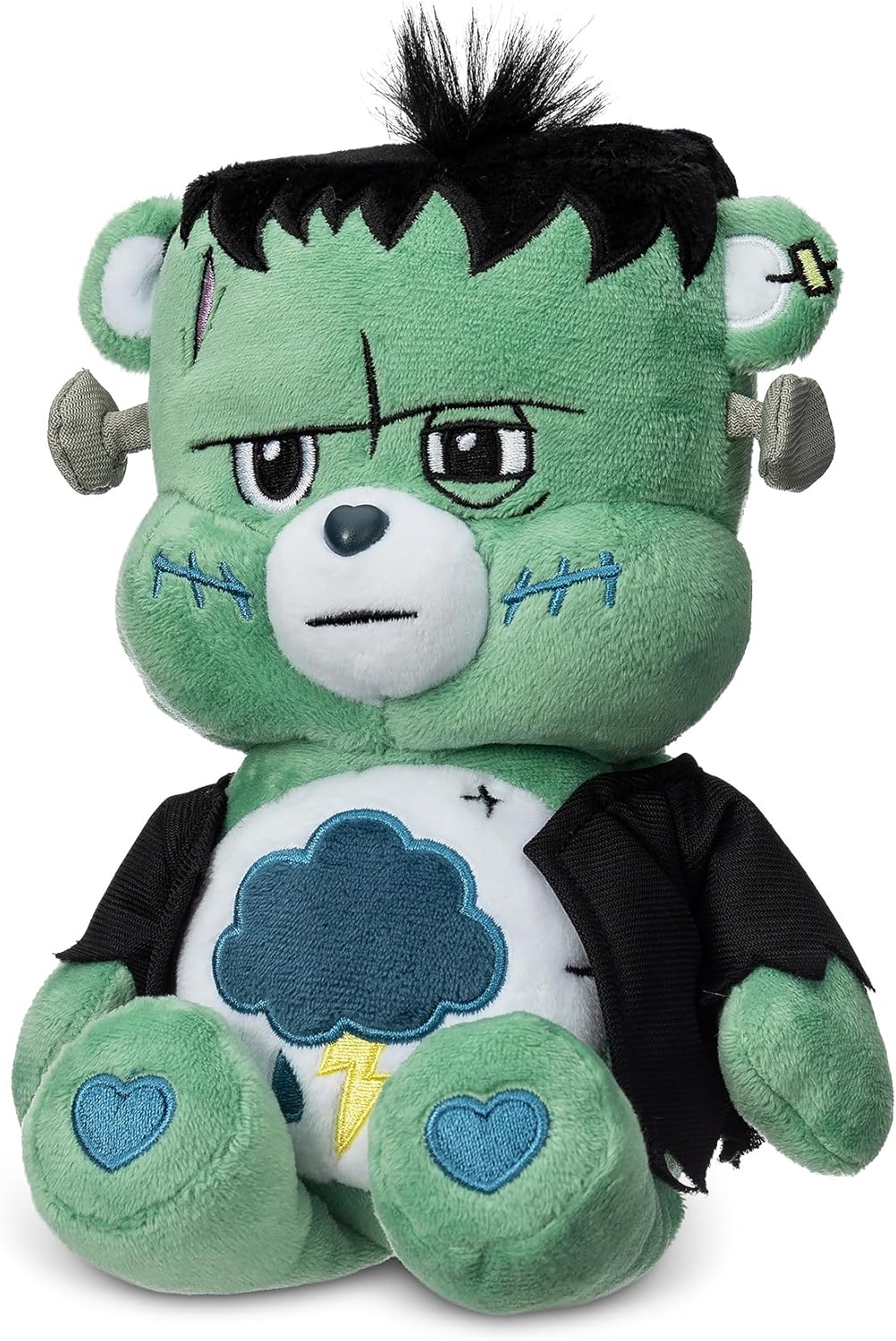 Care Bears Universal Monsters 9" Fun Size Plush - Grumpy as Frankenstein - Soft, Huggable Plushie, Stuffed Animal for Girls and Boys, Ages 4+ - Halloween Happy